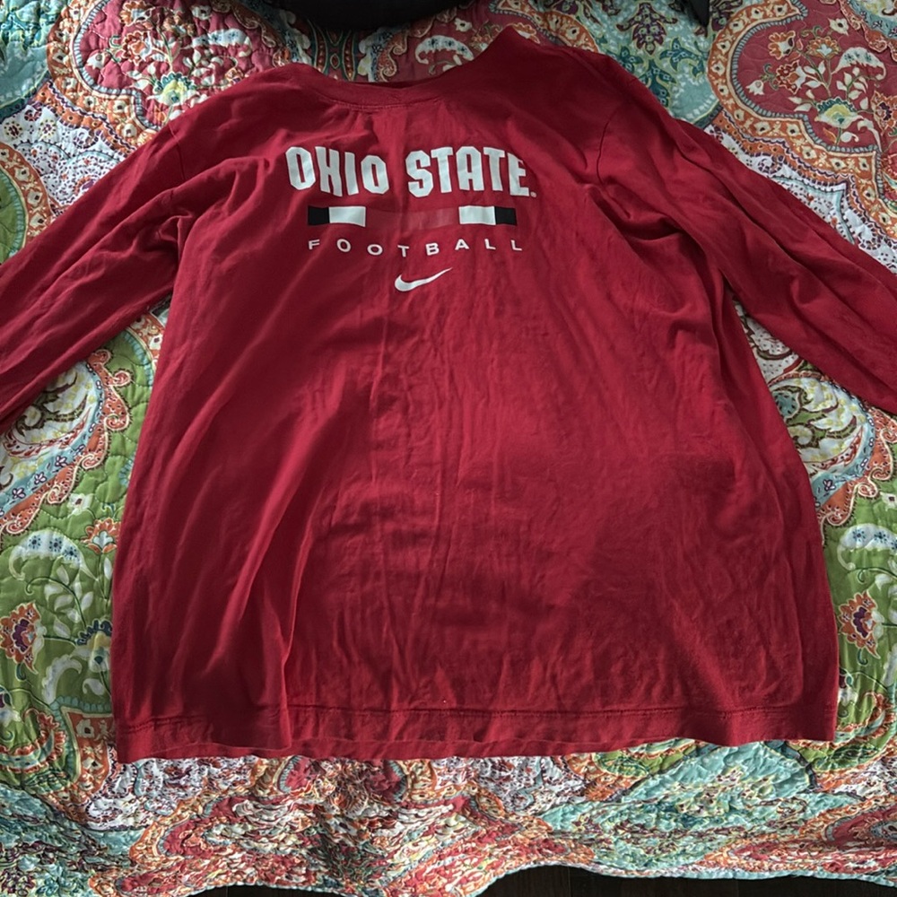 Red Ohio state long sleeve